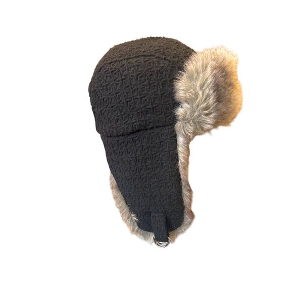 Hat Attack New York Faux Fur Lined Wool Blend Trapper Hat Unisex One-Size - Picture 8 of 10